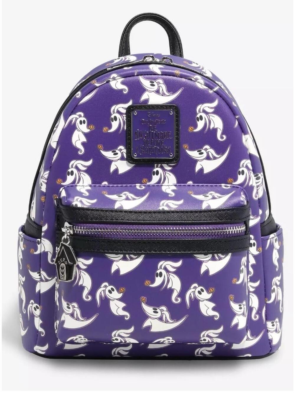Loungefly Disney The NBC Zero Allover Print GlTD Mini Backpack